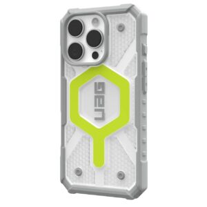 Husa iPhone 16 Pro UAG Pathfinder Clear Magsafe, Active Neon