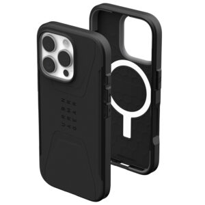 Husa iPhone 16 Pro UAG Civilian MagSafe, Black