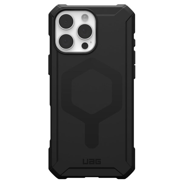 Husa iPhone 16 Pro UAG Essential Armor MagSafe, Black - imagine 2