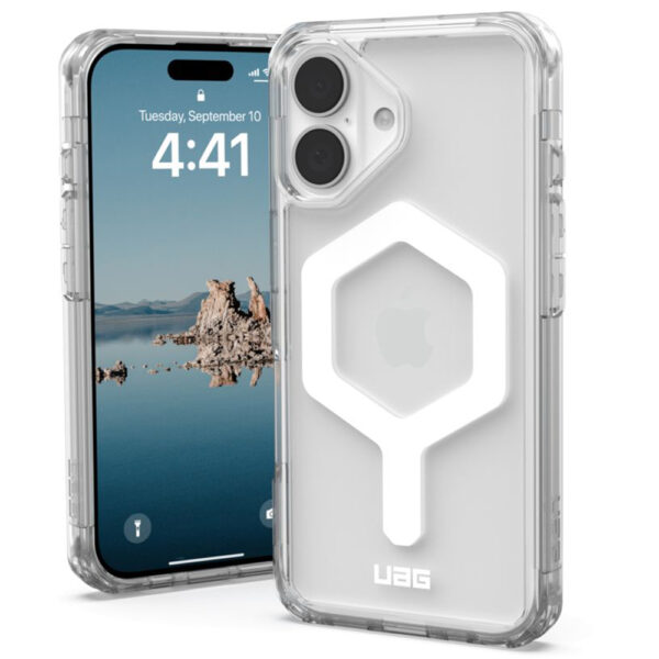 Husa iPhone 16 UAG Plyo MagSafe, Ice White - imagine 2