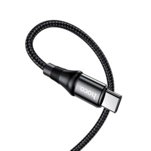 Cablu de date Hoco X50, USB Type-C - USB Type-C, 1m, Negru