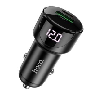 Incarcator Auto Hoco Z42 Light Road QC 3.0 + PD 20W Negru