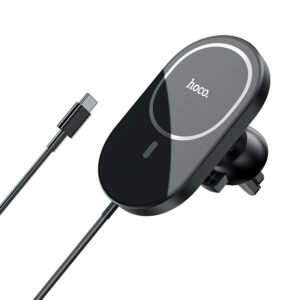 Incarcator Auto Wireless HOCO CA90 Powerful, 15W, 1.67A, Negru