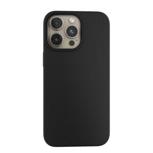 Husa de protectie NEXT ONE cu MagSafe pentru iPhone 15 Pro, Silicon, Negru