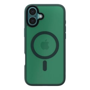 Husa de protectie NEXT ONE Mist Shield cu MagSafe pentru iPhone 16, Verde
