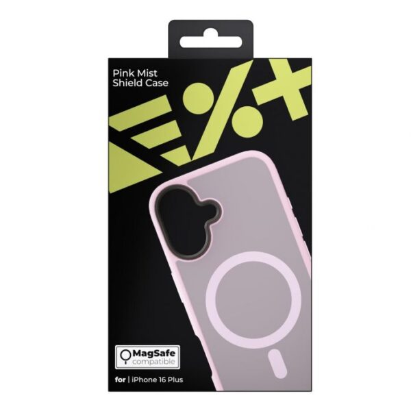 Husa de protectie NEXT ONE Mist Shield cu MagSafe pentru iPhone 16 Plus, Roz - imagine 7