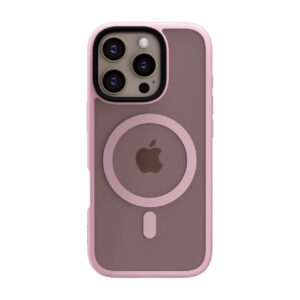 Husa de protectie NEXT ONE Mist Shield cu MagSafe pentru iPhone 16 Pro Max, Roz