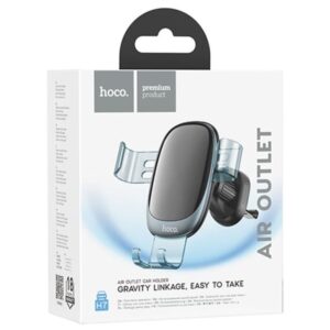 Suport Auto, H7, cu cleme laterale, montaj Ventilatie, AutoGravity, Pull Hook, Gri