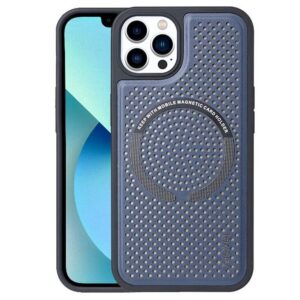 Husa X-Level Magic pentru iPhone 13 Pro Max, cu magnet pentru Incarcare Wireless, Magnetica, Albastru Marin