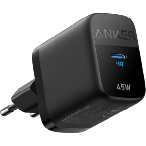 Incarcator retea Anker, "313" 45W, PowerIQ, 1 x USB Type-C, Negru, "A2643G11"
