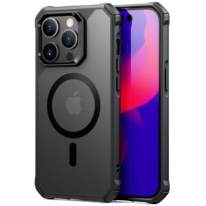 Carcasa ESR Air Armor Halolock MagSafe compatibila cu iPhone 14 Pro Max Frosted Black