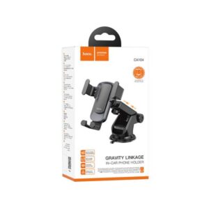 Suport auto Hoco (CA104) cu cleme laterale, montaj Ventilatie, Compact, BLACK