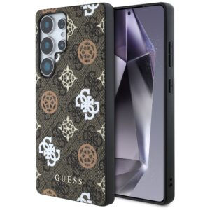 Husa originala Guess Samsung Galaxy S25 Ultra Hardcase 4G Peony, maro