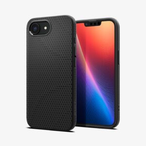 Husa pentru Apple iPhone 16e, Spigen, Liquid Air, Neagra