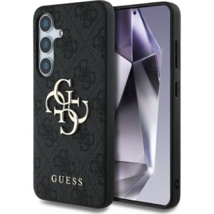Husa de protectie Guess 4G PU Big Logo pentru Samsung Galaxy S25 Plus, Negru