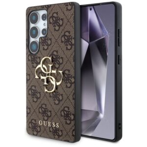 Husa de protectie Guess 4G PU Big Logo pentru Samsung Galaxy S25 Ultra, Maro