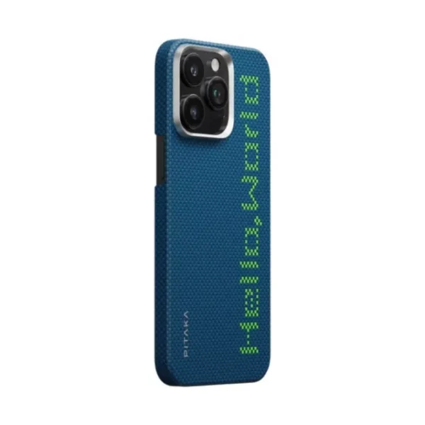 Husa Pitaka iPhone 16 Pro MagEZ Tacticle Woven MagSafe Hello World
