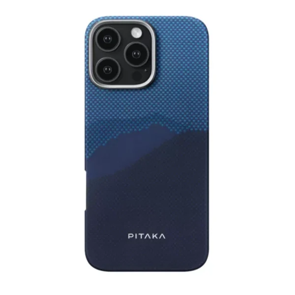 Husa Pitaka Tactile Woven compatibila cu iPhone 16 Pro Max, Over The Horizon - imagine 2