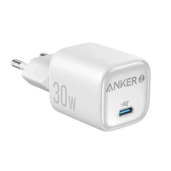 Incarcator retea Anker Zolo 30W Super Fast Charger, USB-C, Alb