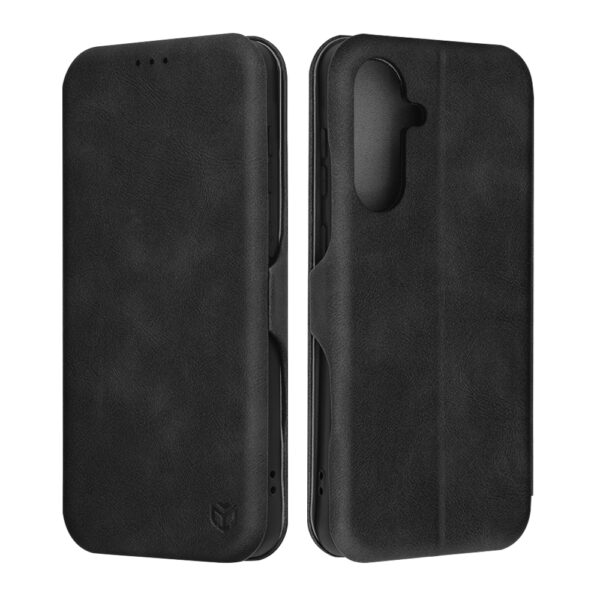 Husa 360° Samsung Galaxy A56 5G Techsuit Safe Wallet Plus, negru
