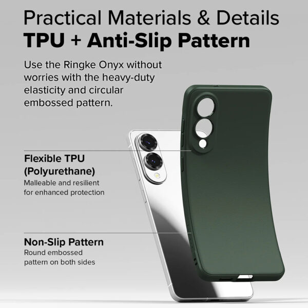 Husa Samsung Galaxy S25 Edge Ringke Onyx, verde - imagine 5