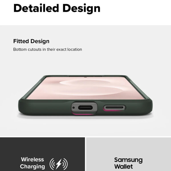 Husa Samsung Galaxy S25 Edge Ringke Onyx, verde - imagine 7