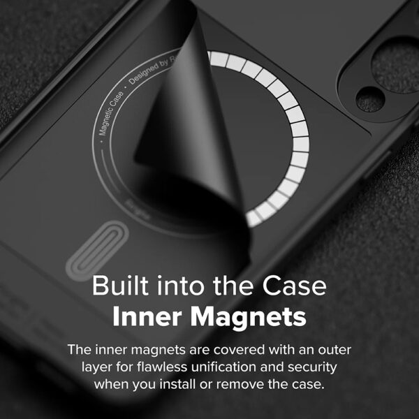 Husa Samsung Galaxy S25 Edge Ringke Onyx MagSafe, negru - imagine 4