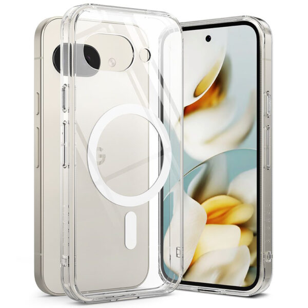 Husa Google Pixel 9a Ringke Fusion MagSafe, transparenta - imagine 2
