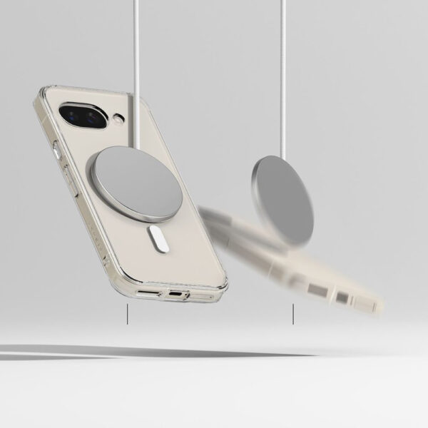 Husa Google Pixel 9a Ringke Fusion MagSafe, transparenta - imagine 4