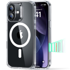 Husa iPhone 17 ESR Classic Hybrid HaloLock, transparenta