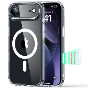 Husa iPhone 17 Air ESR Classic Hybrid HaloLock, transparenta