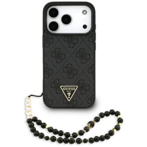 Husa originala Guess iPhone 17 Pro Hardcase 4G Triangle Logo MagSafe, negru, GUHMP17LP4TSDPPSK