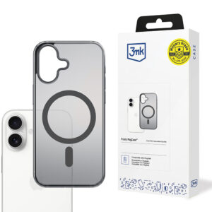 Husa iPhone 17 premium 3mk Frosty MagCase, Gray