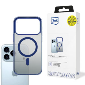 Husa iPhone 17 Pro premium 3mk Frosty MagCase, Blue