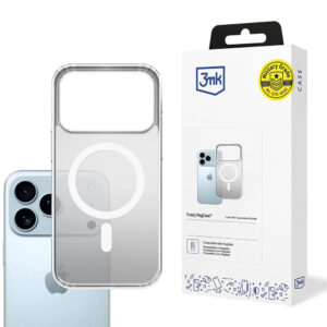 Husa iPhone 17 Pro premium 3mk Frosty MagCase, White