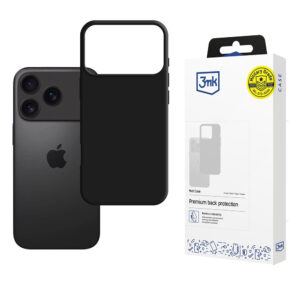 Husa iPhone 17 Pro premium 3mk Matt Case, Black