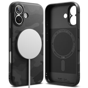 Husa iPhone 17 Ringke Onyx MagSafe, camuflaj