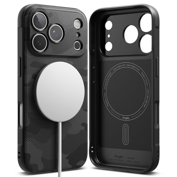 Husa iPhone 17 Pro Max Ringke Onyx MagSafe, camuflaj - imagine 2