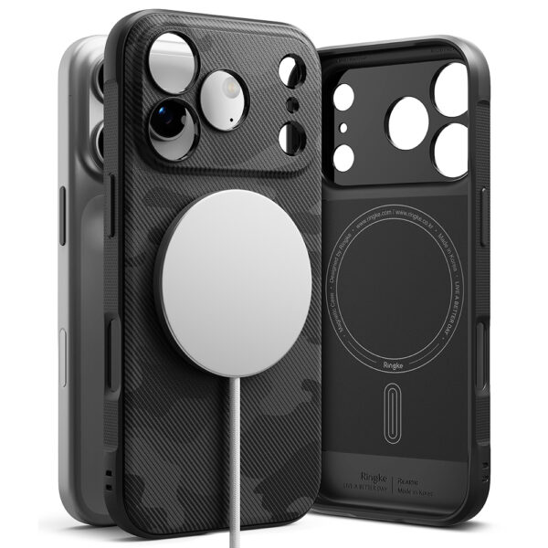 Husa iPhone 17 Pro Max Ringke Onyx MagSafe, camuflaj