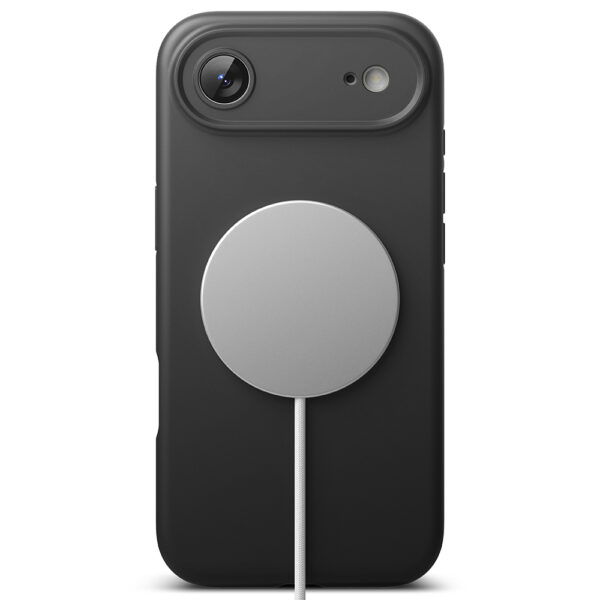 Husa iPhone 17 Air Ringke Silicone Magnetic MagSafe, negru - imagine 3