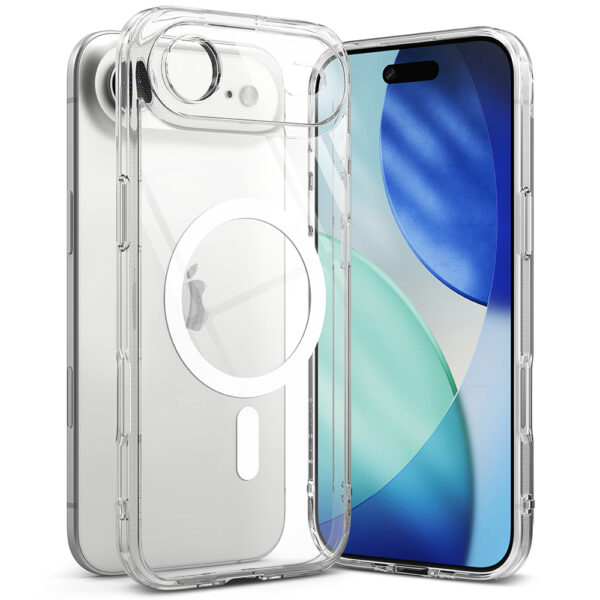 Husa iPhone 17 Air Ringke Fusion MagSafe, transparenta - imagine 3
