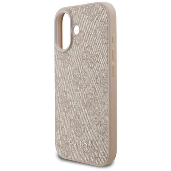Husa originala Guess iPhone 17 Hardcase 4G Classic, roz, GUHCP17SG4GFPI - imagine 5