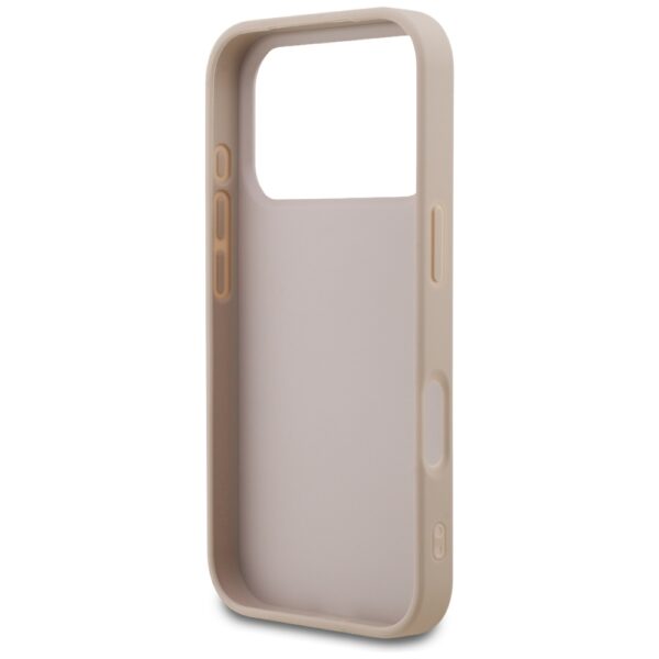 Husa originala Guess iPhone 17 Pro Hardcase 4G Classic, roz, GUHCP17LG4GFPI - imagine 6