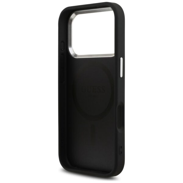 Husa originala Guess iPhone 17 Pro Hardcase 4G Triangle Logo MagSafe, negru, GUHMP17LP4TSRCMK - imagine 5