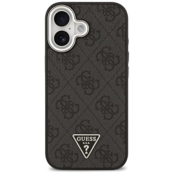 Husa originala Guess iPhone 17 Hardcase 4G Triangle Logo MagSafe, negru, GUHMP17SP4TSRCMK - imagine 2