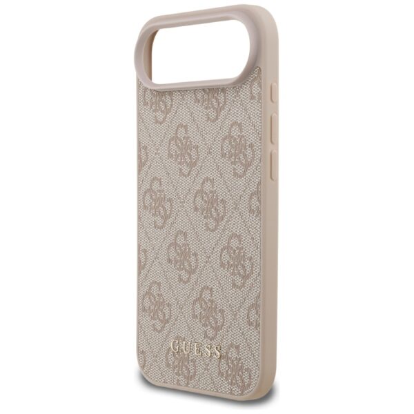 Husa originala Guess iPhone 17 Air Hardcase 4G Classic, roz, GUHCP17MG4GFPI - imagine 3