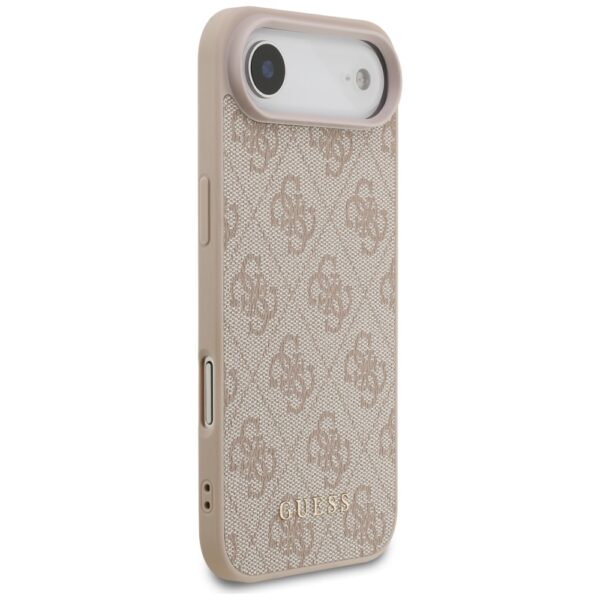 Husa originala Guess iPhone 17 Air Hardcase 4G Classic, roz, GUHCP17MG4GFPI - imagine 2
