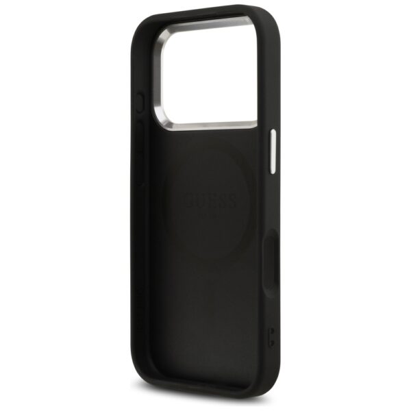Husa originala Guess iPhone 17 Pro Hardcase 4G Classic Logo MagSafe, negru, GUHMP17LP4GSSMCK - imagine 5