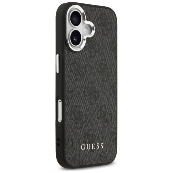 Husa originala Guess iPhone 17 Hardcase 4G Classic Logo MagSafe, negru, GUHMP17SP4GSSMCK - imagine 4