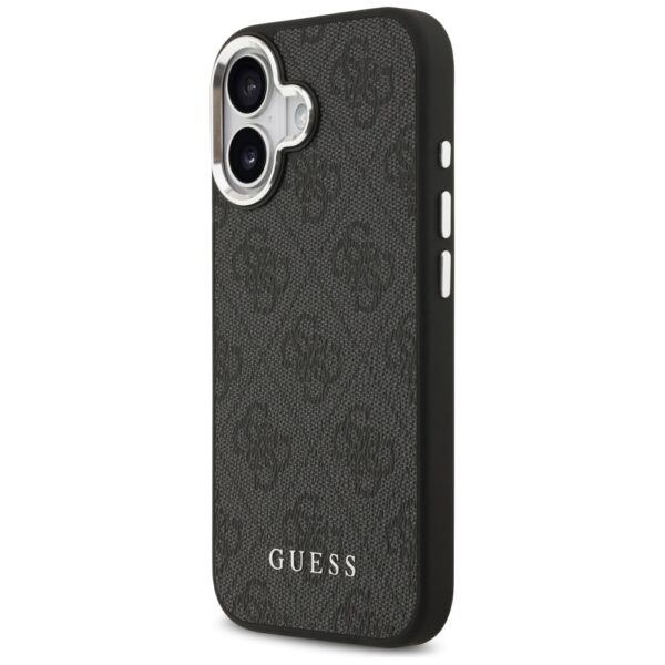 Husa originala Guess iPhone 17 Hardcase 4G Classic Logo MagSafe, negru, GUHMP17SP4GSSMCK - imagine 3
